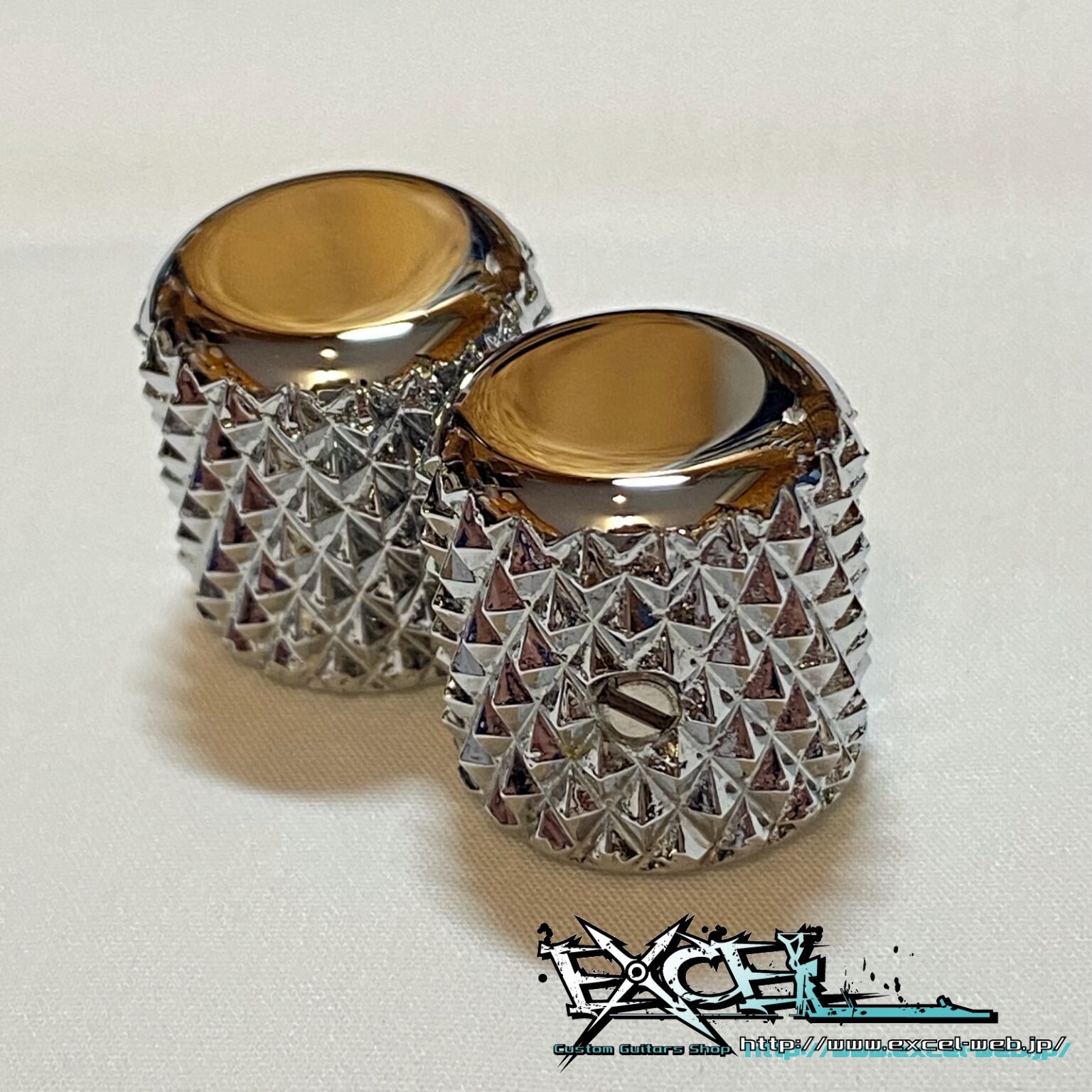 (中古)Glendale Guitars/The Aluminum “GripOMatic” Chrome Plated「アルミノブ